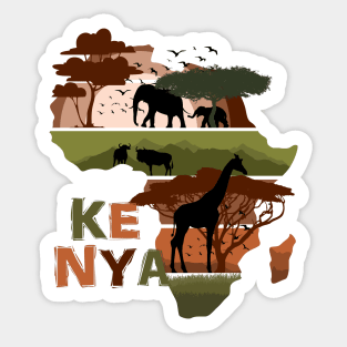 Kenya Sticker